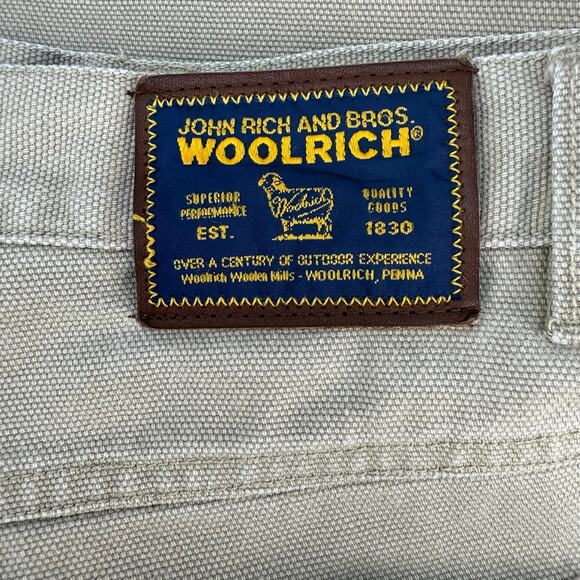 Woolrich John Rich and Bros Pants Women's 16 Khaki High Rise Straight Leg VTG - Picture 7 of 15